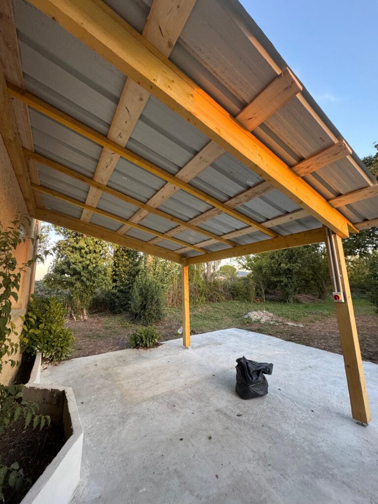 PANNEAUX PHOTOVOLTAIQUES SUR PERGOLA RENNES 2
